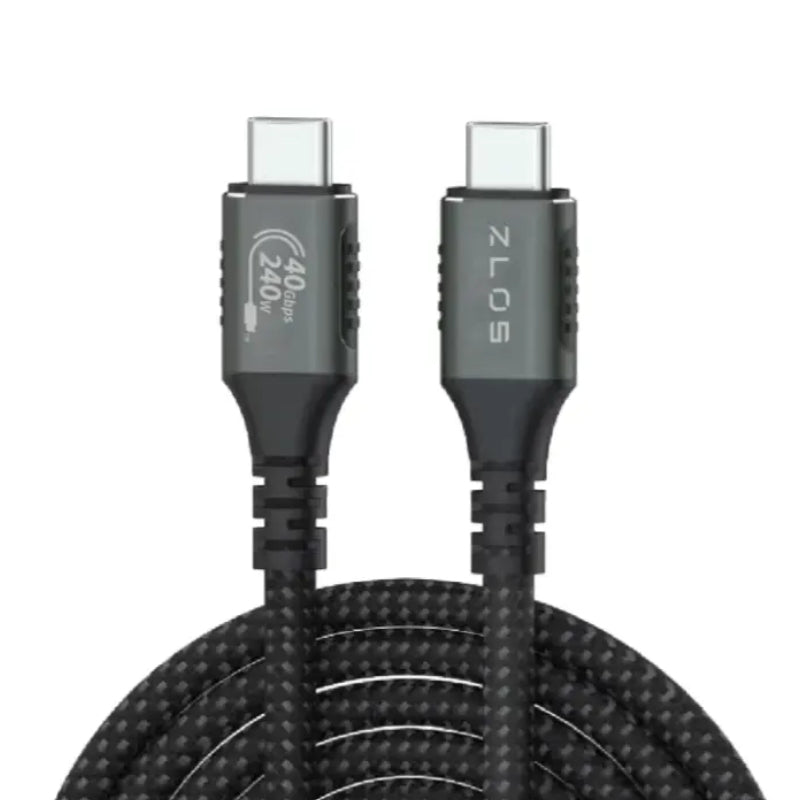 ZLOS TurboCharge Thunderbolt 4 Cable - USB-C / Black