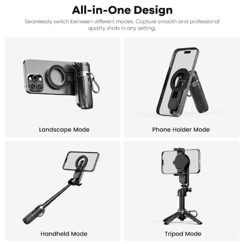 ZLOS Magnetic Selfie Stick With Tripod
