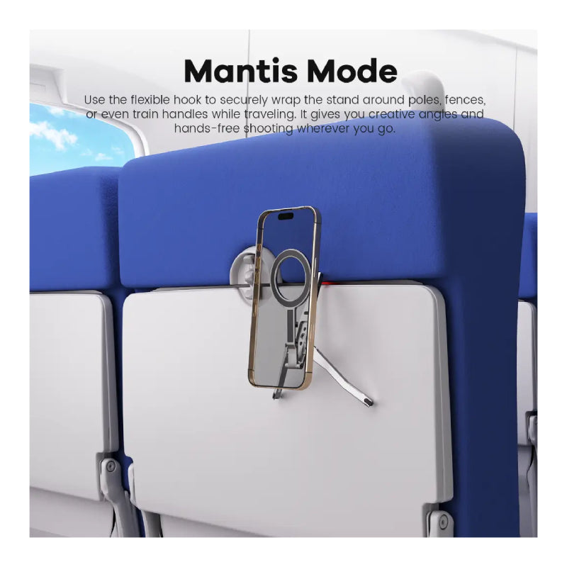 ZLOS PS03 MagFlex Multi-Stand Foldable MagSafe Tripod Phone Holder