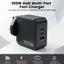 ZLOS GaN Multi-Port Fast Charger - 100W / USB-C / USB-A / Black