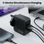 ZLOS GaN Multi-Port Fast Charger - 100W / USB-C / USB-A / Black