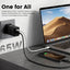 ZLOS Ontekka 2-Port Gan Fast Charger - 65W / USB-C / USB-A / Black