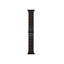 Uniq Strova Flex Self-Adjustable Steel Link Band for Apple Watch 49/46/45/44mm - Midnight Black/Volt Orange