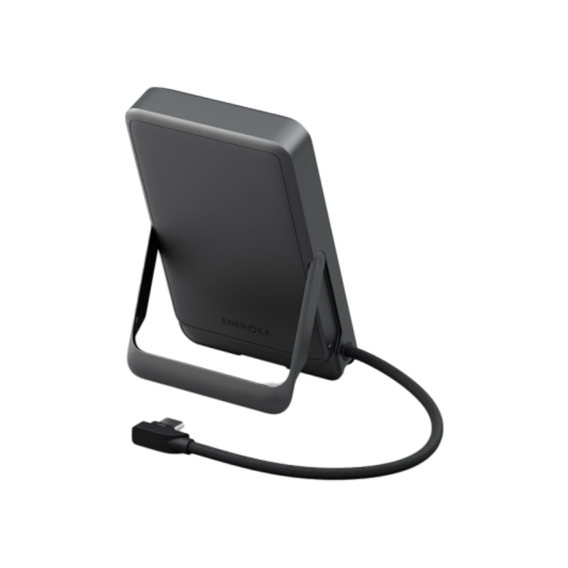 Energea Integra 20s MagSafe Power Bank With Built-in Cable - 10000mAh / USB-C / Gunmetal