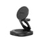 Energea AluMag Gyro 3-in-1 Foldable Wireless Charger - 35W / Gunmetal