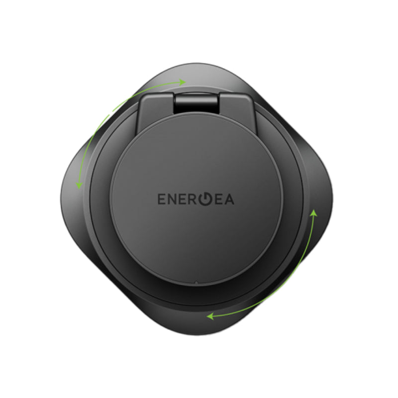Energea AluMag Gyro 3-in-1 Foldable Wireless Charger - 35W / Gunmetal