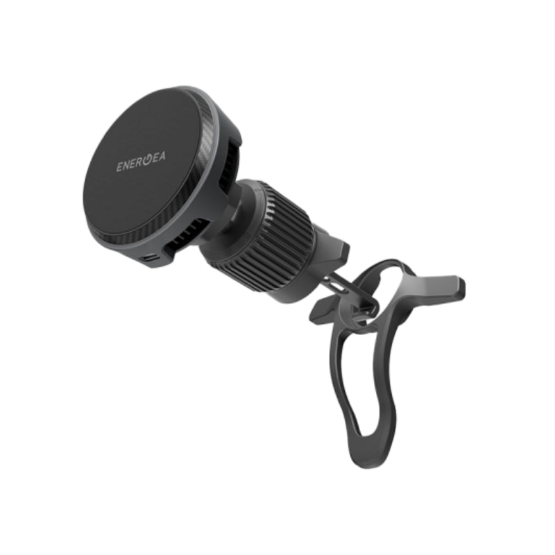 Energea MagArctic Drive Windscreen / Airvent Mount Wireless Car Charger - Gunmetal