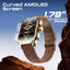 PROMATE XWatch-RM Smart Watch - 1.78" Curved AMOLED / Bluetooth / Gold