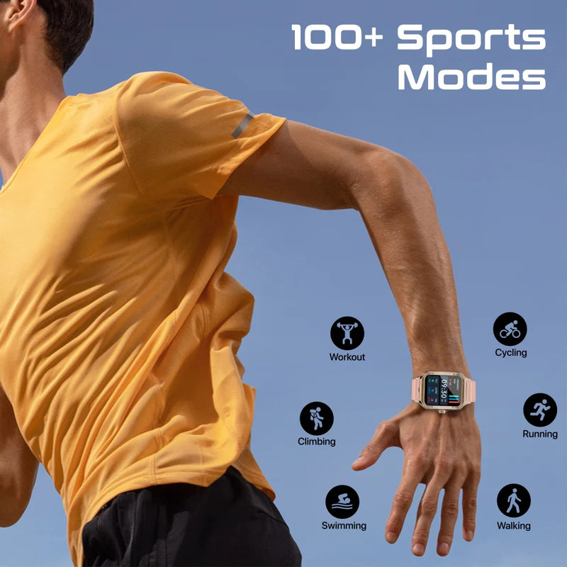 PROMATE XWatch-RM Smart Watch - 1.78" Curved AMOLED / Bluetooth / Gold