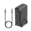 PROMATE GaNPort-140W Power Delivery With Charging Station - 140W / USB-C / USB-A / Black