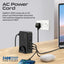 PROMATE GaNPort-140W Power Delivery With Charging Station - 140W / USB-C / USB-A / Black
