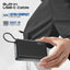 PROMATE Titan-35W Power Bank with Built-in USB-C Cable - 35W / USB-C / USB-A / Black