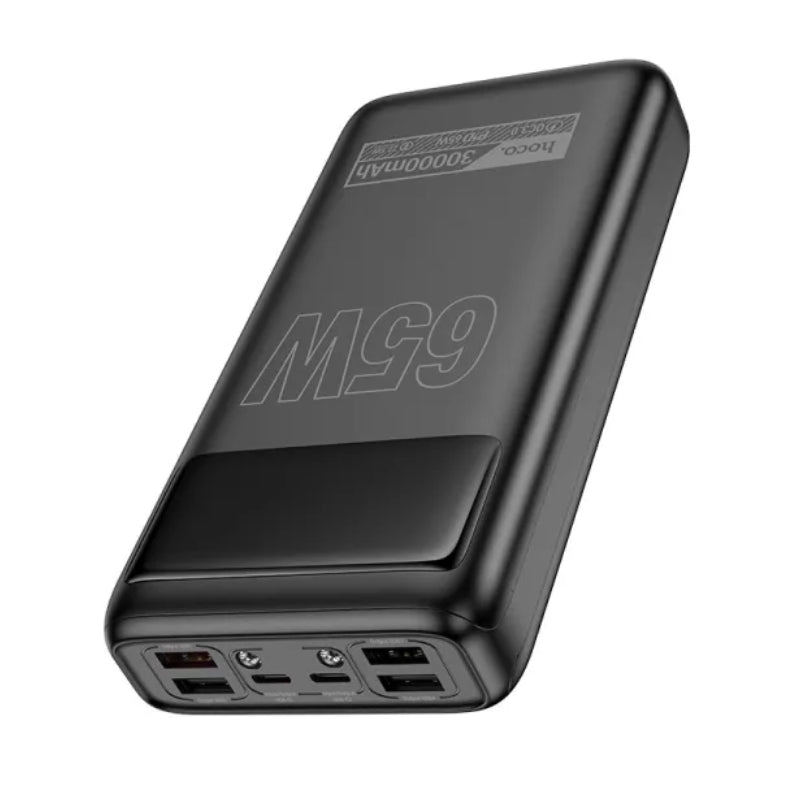 HOCO DB81 Power Bank - 30000mAh / 65W PD / USB-C / USB-A / Black