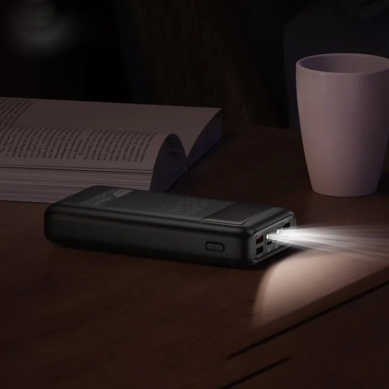 HOCO DB81 Power Bank - 30000mAh / 65W PD / USB-C / USB-A / Black