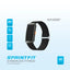 Pawa SprintFit Screenless Fitness Smart Bracelet - 190mAh / Bluetooth / Black
