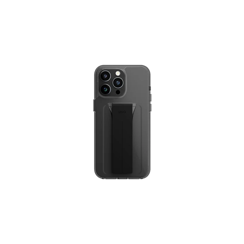 Uniq Hybrid Heldro Mount With Stand Case for Apple iPhone 15 Pro - Vapour Smoke