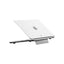 Smartix Premium Matte Clear Shell with Stand For MacBook Air 13.6″ - White