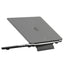 Smartix Premium Matte Clear Shell with Stand For MacBook Air 13.6″ - Black