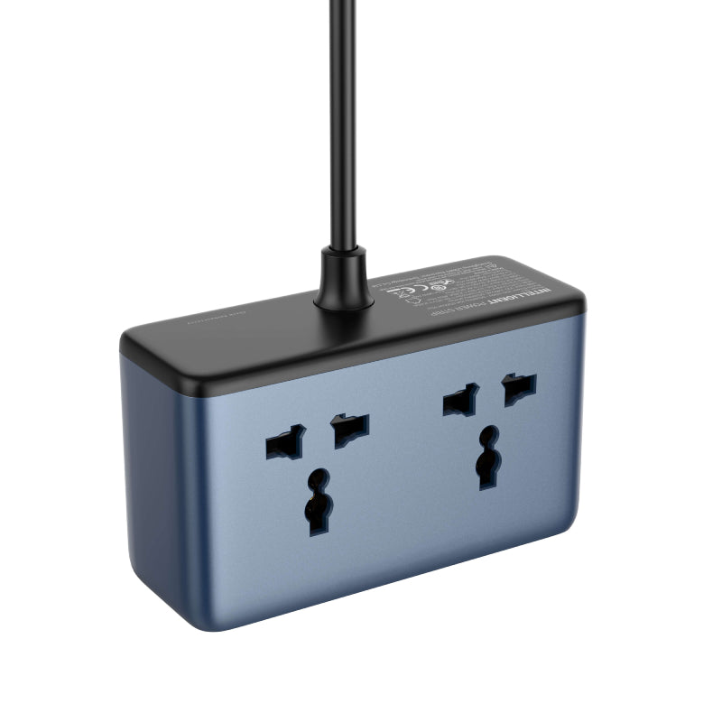 LDNIO SC1 Universal Socket Desktop Power Strip Adapter - 45W / USB-A / USB-C / Blue