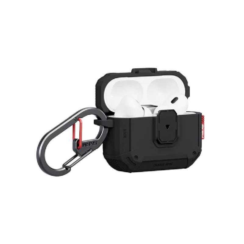 SkinArma Mecha Le Lock Case for Airpods Pro 3 - Black