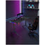 Gamax D2408B RGB Carbon Fiber Gaming Table with MousePad - Black