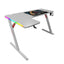 Gamax P201-LW RGB Carbon Fiber Gaming Table (L-Shaped) with MousePad - Left / White