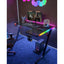 Gamax P201-RB RGB Carbon Fiber Gaming Table (L-Shaped) with MousePad - Right / Black