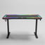 Gamax P206 RGB Tempered Glass Surface Gaming Table with Mousepad - Black