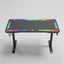 Gamax P206 RGB Tempered Glass Surface Gaming Table with Mousepad - Black