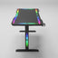 Gamax P206 RGB Tempered Glass Surface Gaming Table with Mousepad - Black