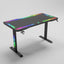Gamax P206 RGB Tempered Glass Surface Gaming Table with Mousepad - Black