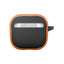 Uniq Clyde Lock Case for Apple Airpods 4th Gen - Volt Orange & Charcoal