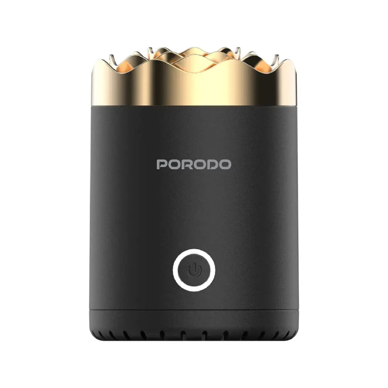 Porodo Lifestyle Rose Mini Incense Burner - 1800mAh / 18W / Type-C / Black