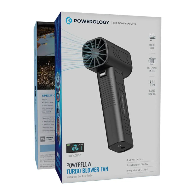 Powerology Powerflow Turbo Blower Fan - Black