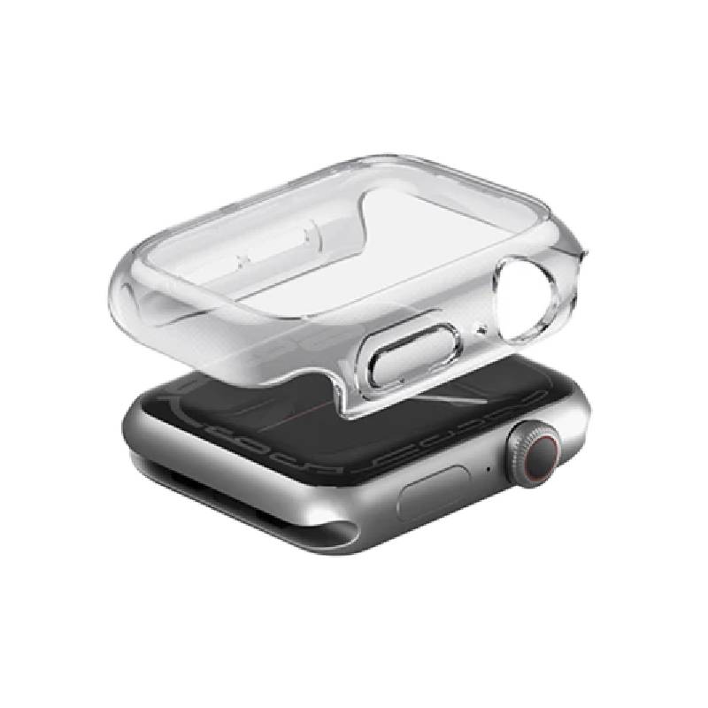 Uniq Hybrid Garde Case With Screen Protection for Apple Watch 46MM - Clear