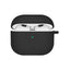 Uniq Nexo Active Hybrid Silicone Airpods 4th Gen Case With Sports Ear Hooks - Black
