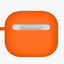Uniq Nexo Active Hybrid Silicone Airpods 4th Gen Case With Sports Ear Hooks - Volt Orange