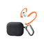 Uniq Nexo Silicone Hang Case With Sports Ear Hooks for Apple Airpods Pro 2 - Charcoal Grey