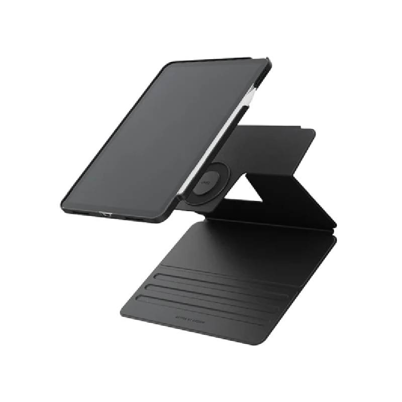 Uniq Rovus Snap Mount Magnetic 360 Rotating Detachable Case for Apple iPad 11 (A16) - Dallas Black