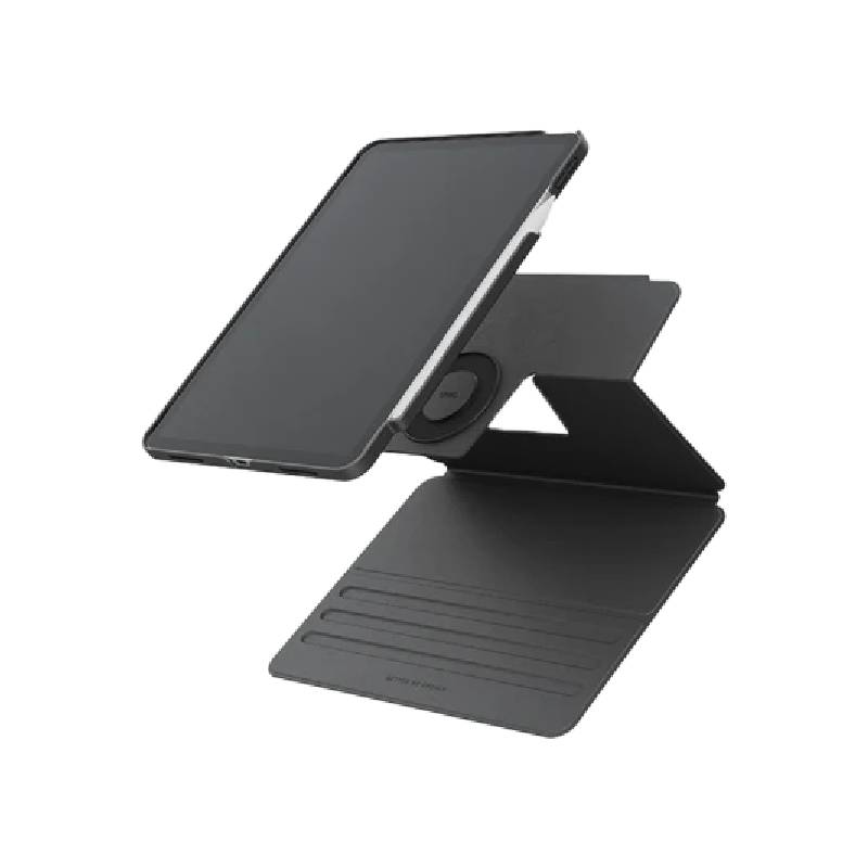 Uniq Rovus Snap Mount Magnetic 360 Rotating Detachable Case for Apple iPad 11 A16 - Flint Grey