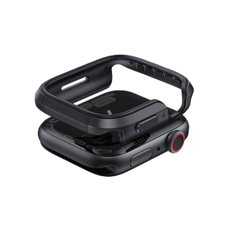 Uniq Valencia Case for Apple Watch 46MM - Midnight Black