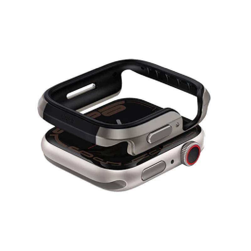 Uniq Valencia Case for Apple Watch 46MM - Titanium Silver