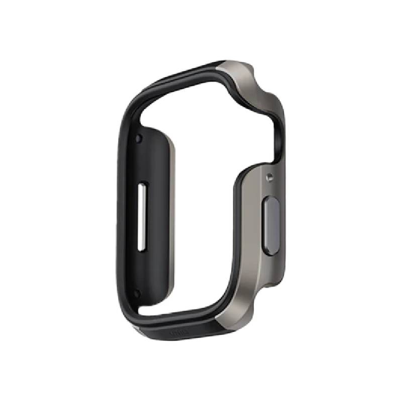Uniq Valencia Case for Apple Watch 46MM - Titanium Silver