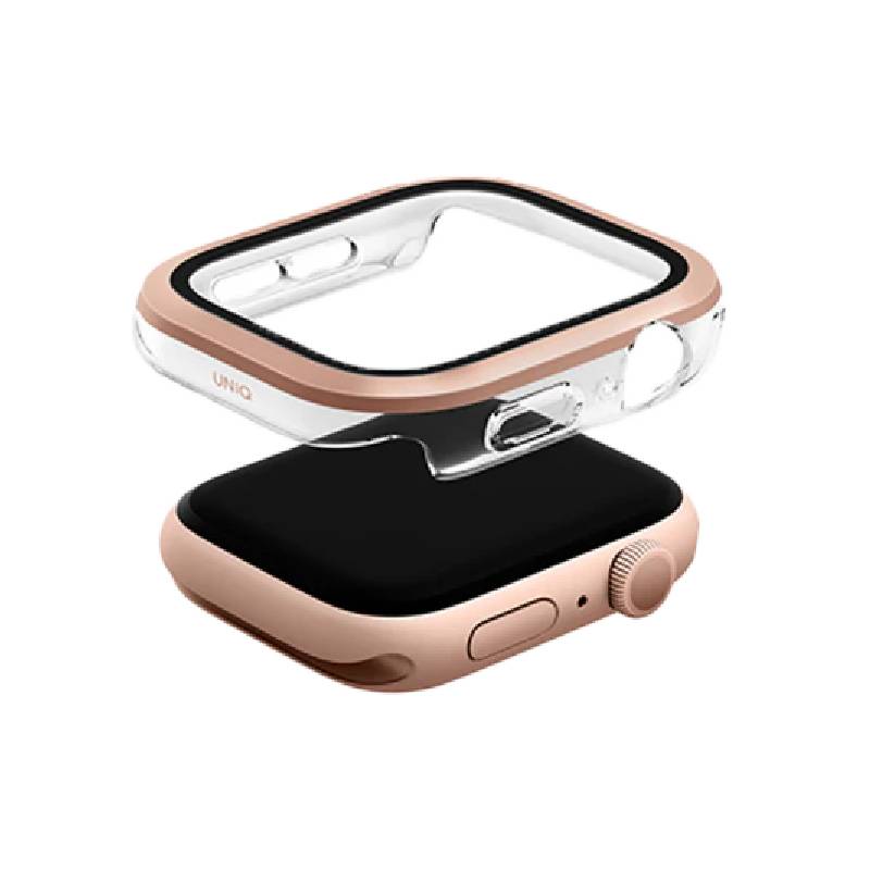 Uniq Voute Watch Case With Screen Protection for Apple Watch 46mm - Rose Gold