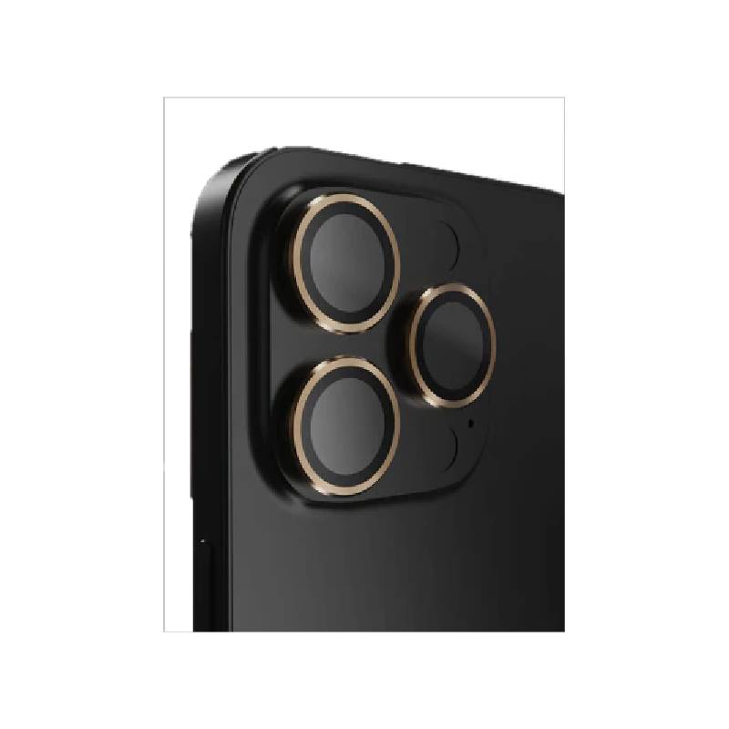 BodyGuardz Apex Individual Camera Lens Protector for Apple iPhone 16 Pro & 16 Pro Max - Gold