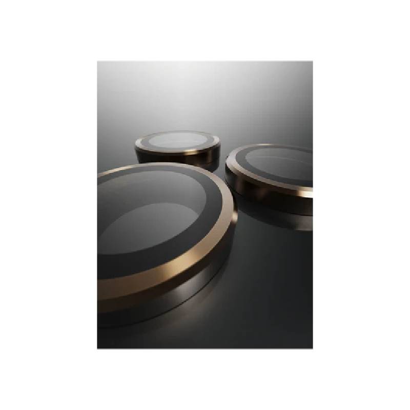 BodyGuardz Apex Individual Camera Lens Protector for Apple iPhone 16 Pro & 16 Pro Max - Gold