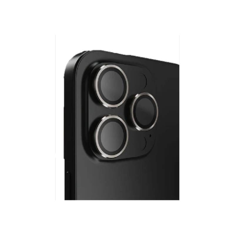 BodyGuardz Apex Individual Camera Lens Protector for Apple iPhone 16 Pro & 16 Pro Max - Titanium
