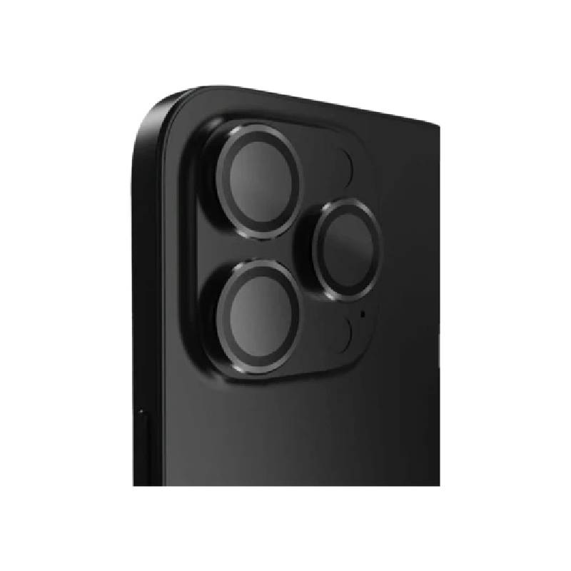 BodyGuardz Pure 3 Individual Camera Lens Protector for Apple iPhone 16 Pro and 16 Pro Max - Black