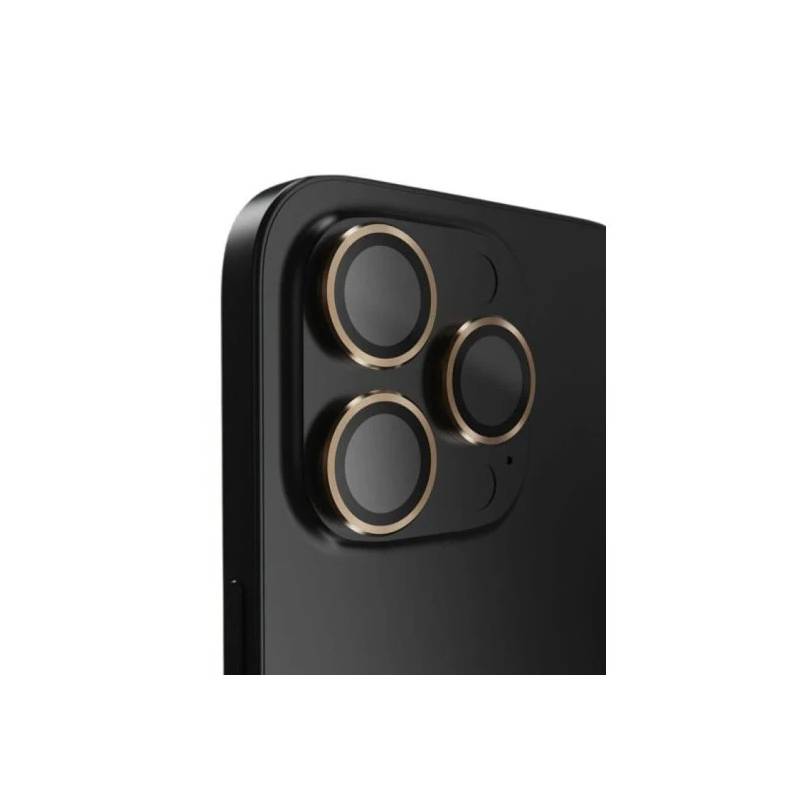 BodyGuardz Pure 3 Individual Camera Lens Protector for Apple iPhone 16 Pro and 16 Pro Max - Gold
