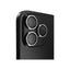 BodyGuardz Pure 3 Individual Camera Lens Protector for Apple iPhone 16 Pro and 16 Pro Max - Silver